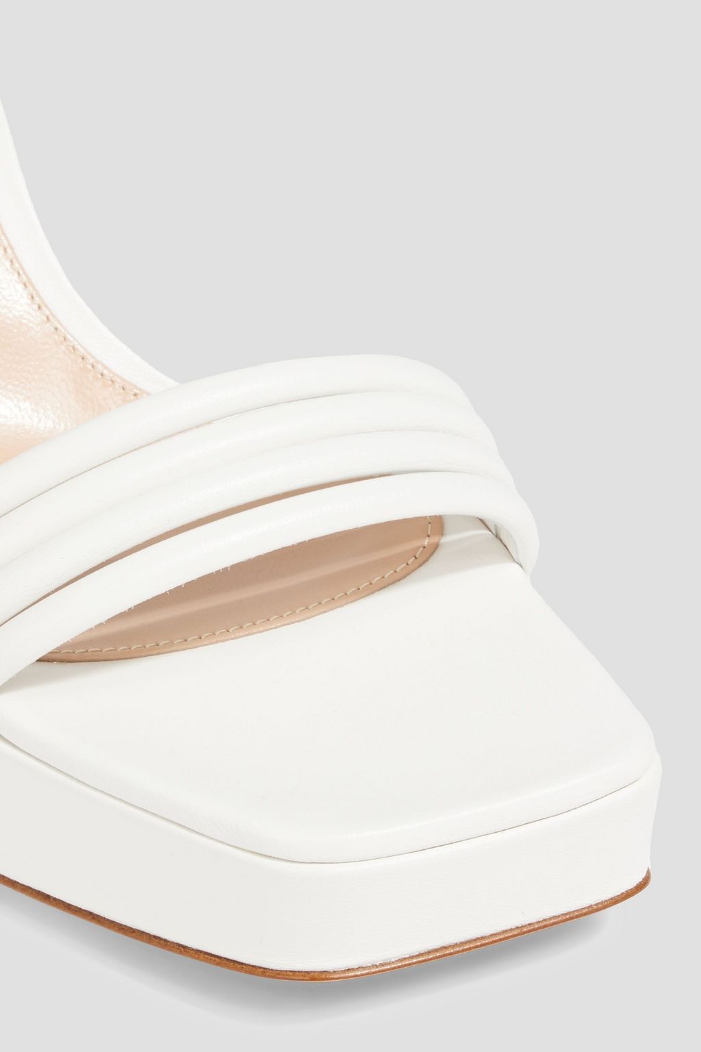 GIANVITO ROSSI Lena leather platform sandals