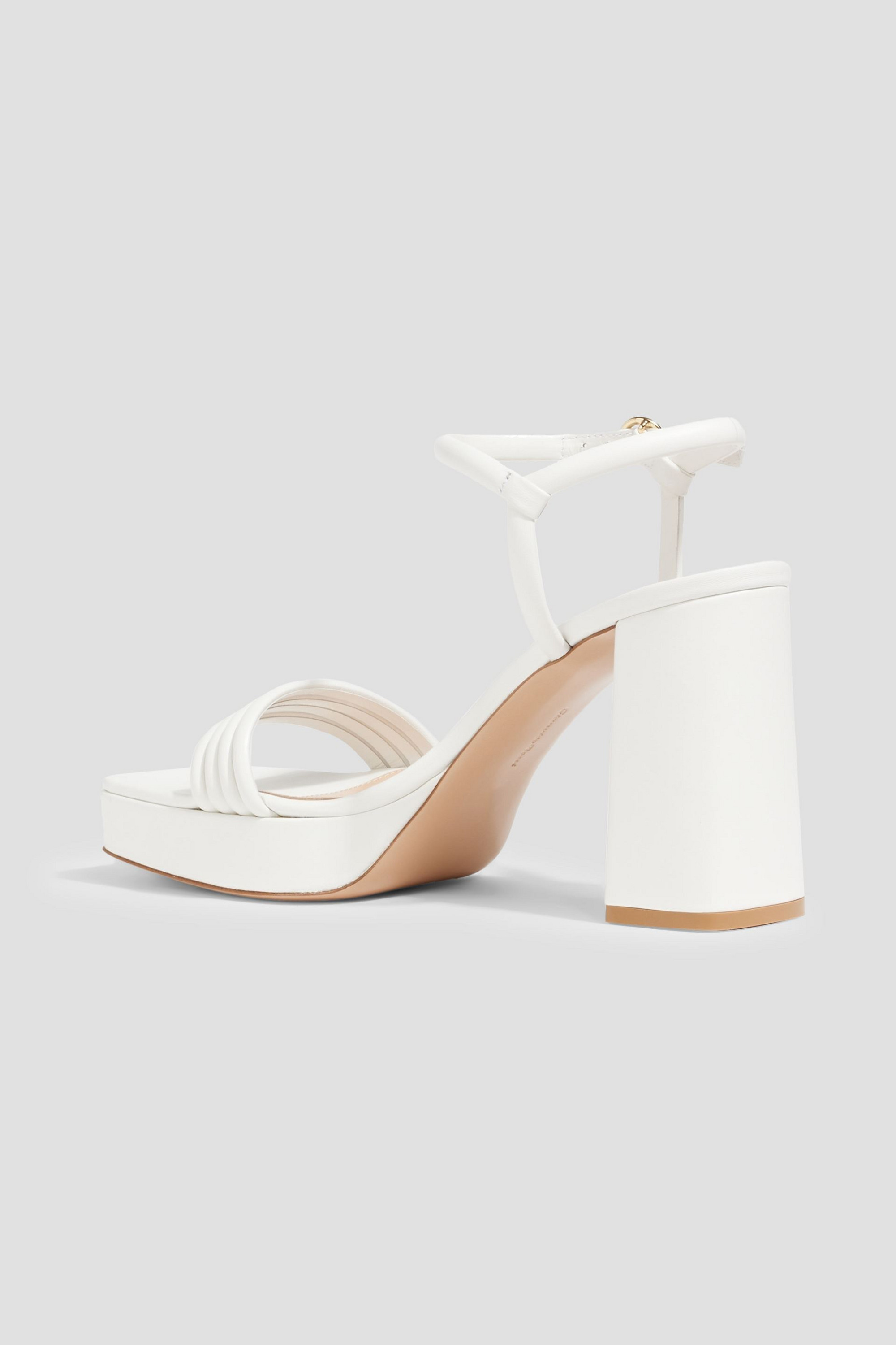 GIANVITO ROSSI Lena leather platform sandals thumbnail