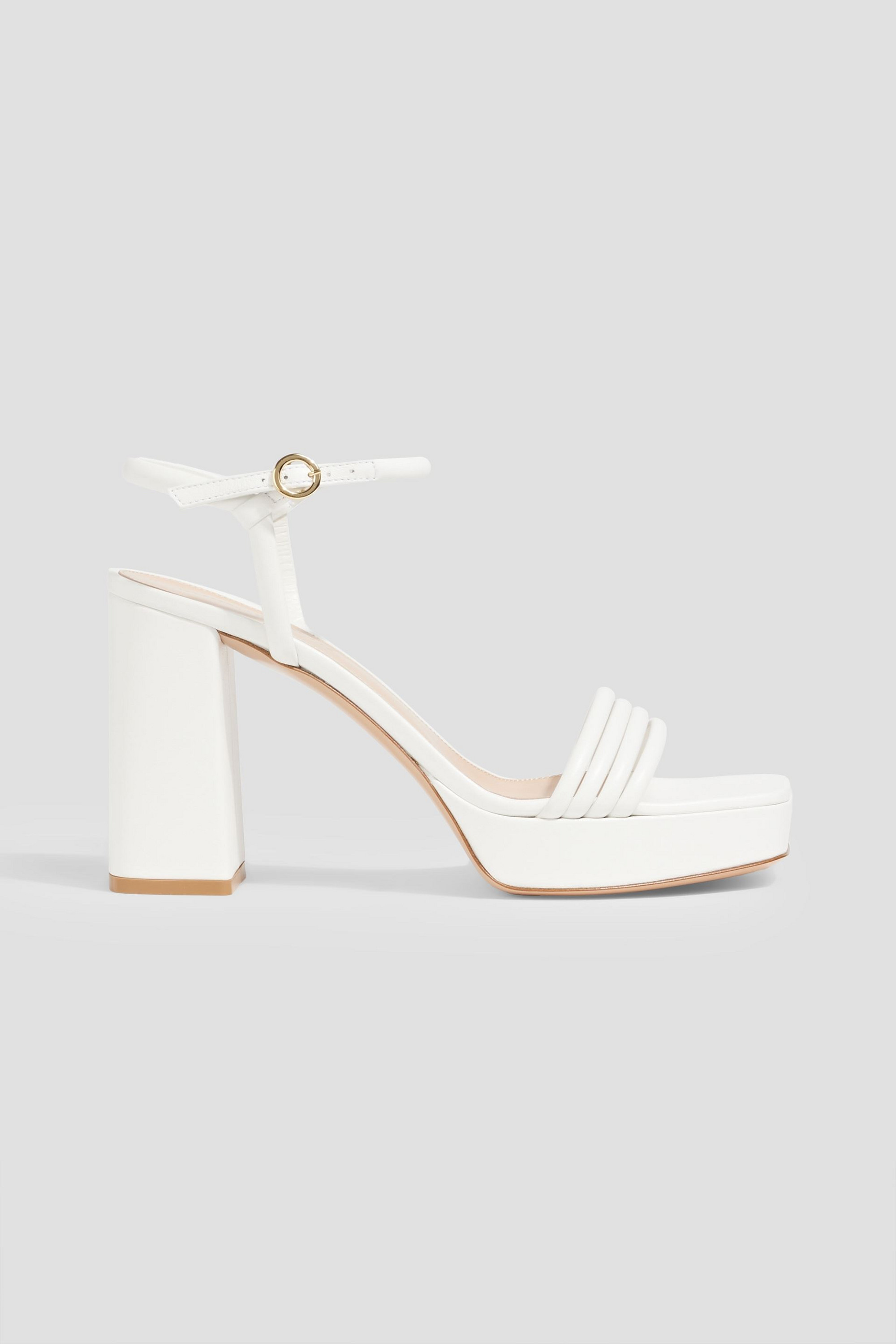 GIANVITO ROSSI Lena leather platform sandals
