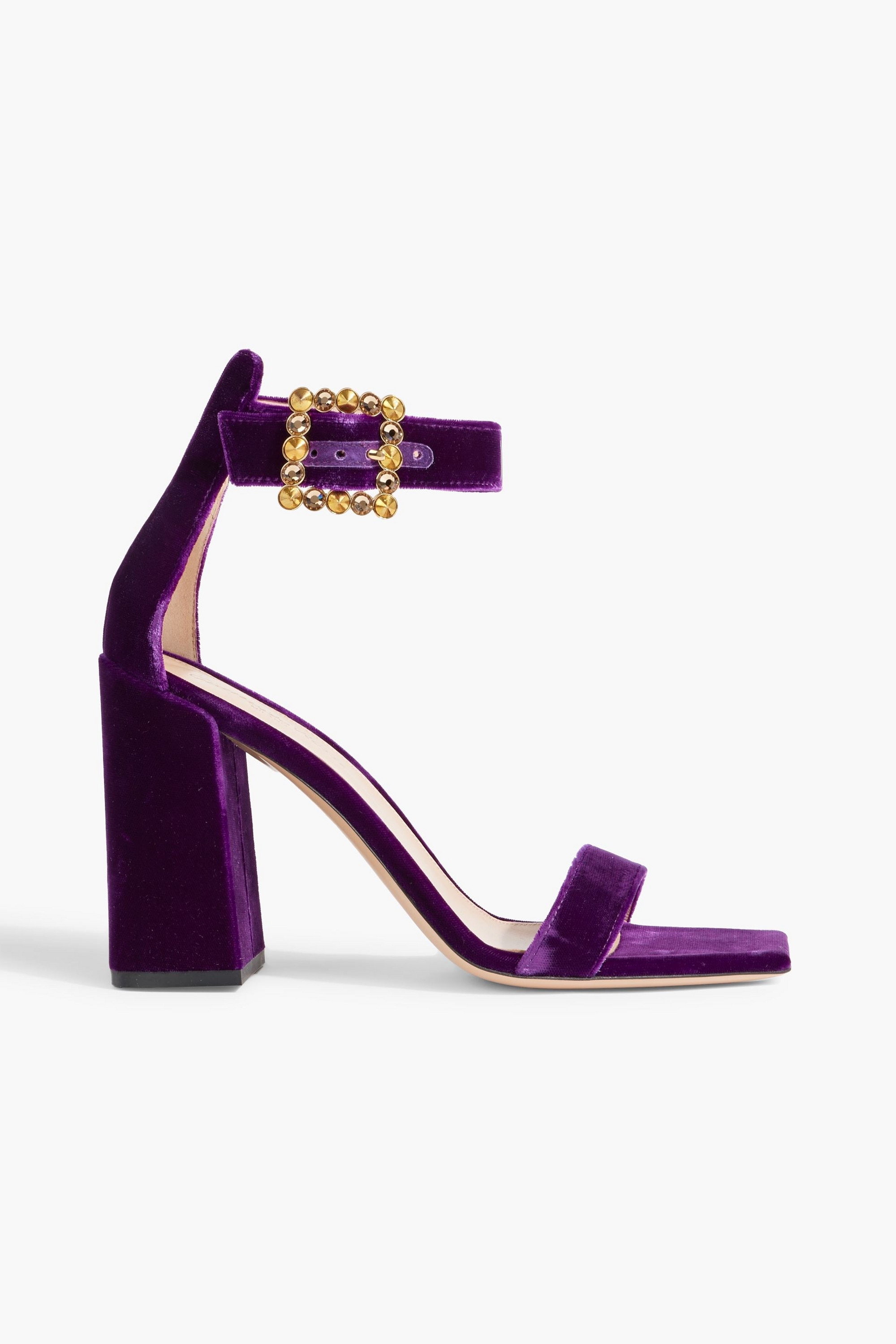 GIANVITO ROSSI Wondy velvet sandals