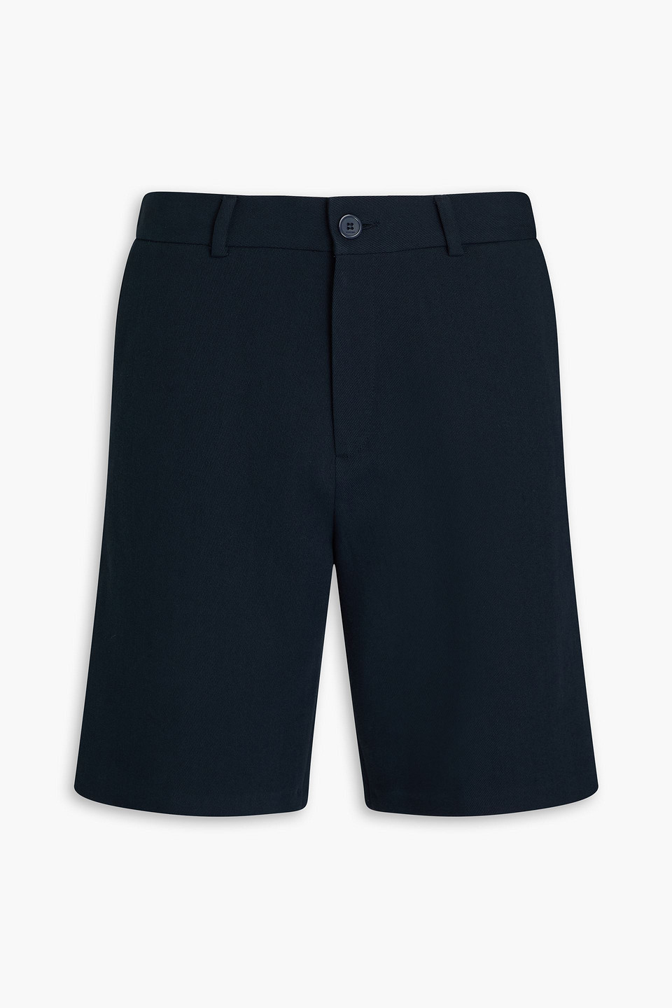 Sandro Shorts Aus Baumwoll-twill In Nachtblau