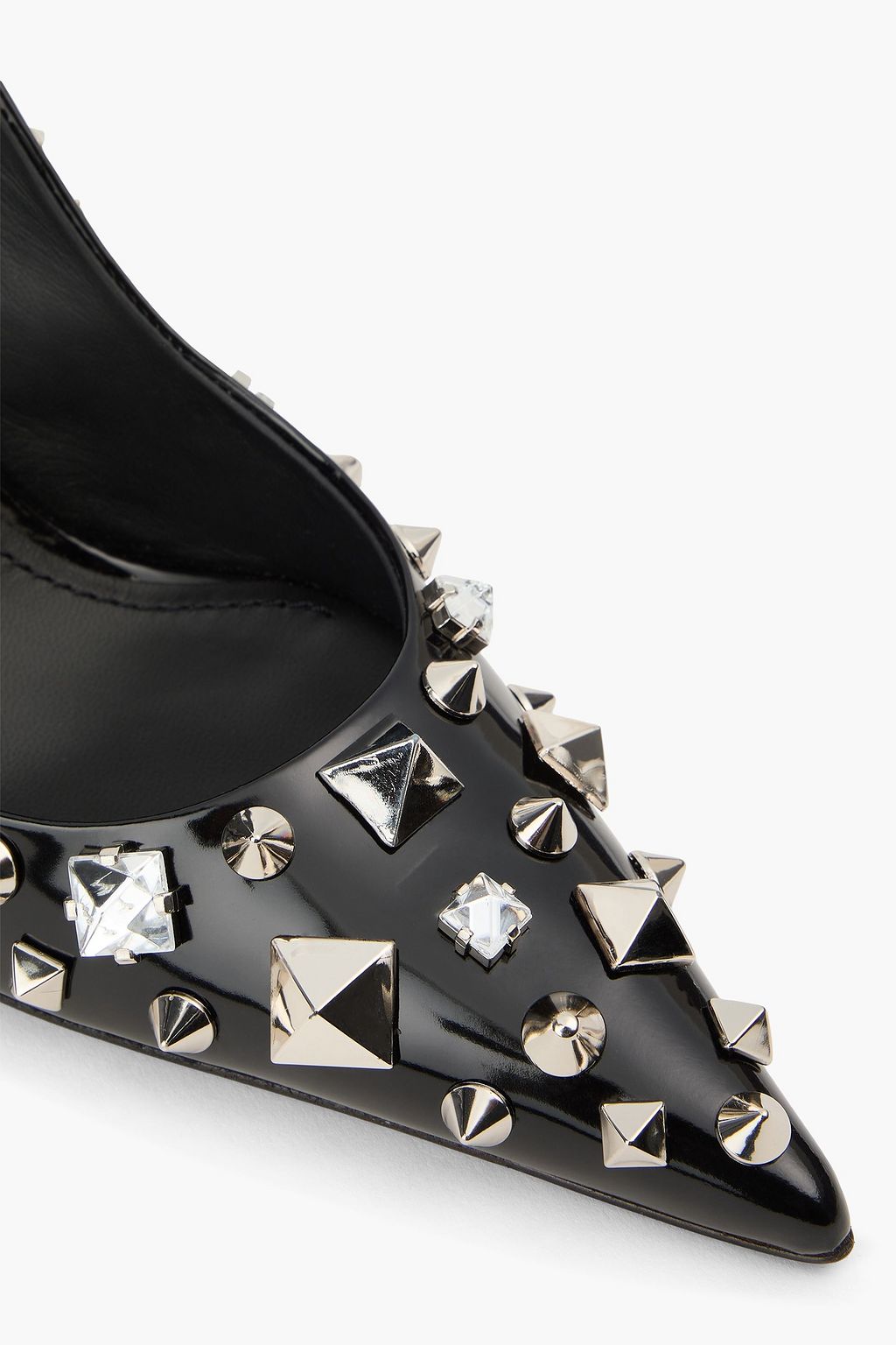 DOLCE&GABBANA Embellished patent-leather pumps