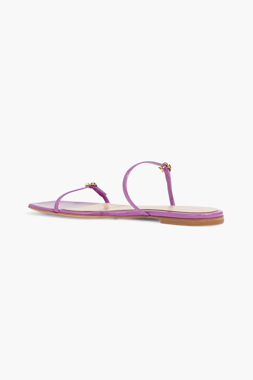 GIANVITO ROSSI Ribbon Cruise patent-leather sandals