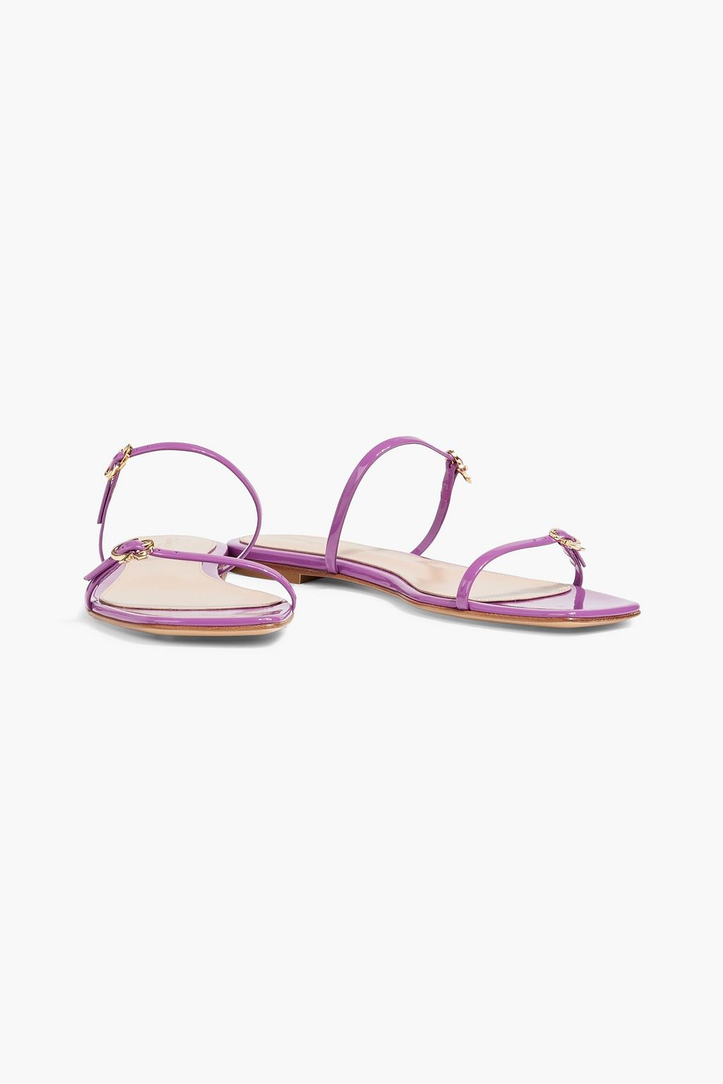 GIANVITO ROSSI Ribbon Cruise patent-leather sandals
