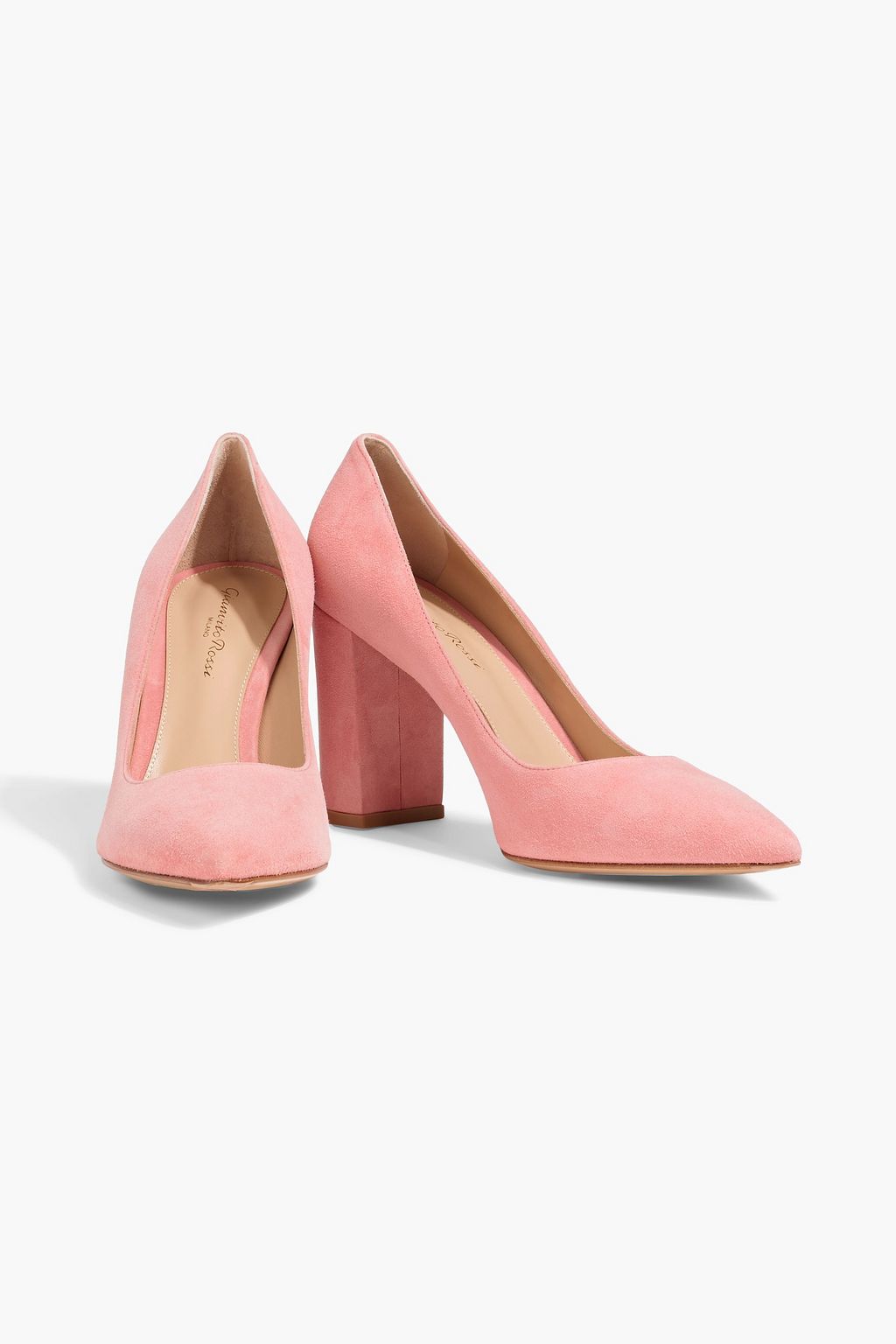 GIANVITO ROSSI Piper 85 suede pumps