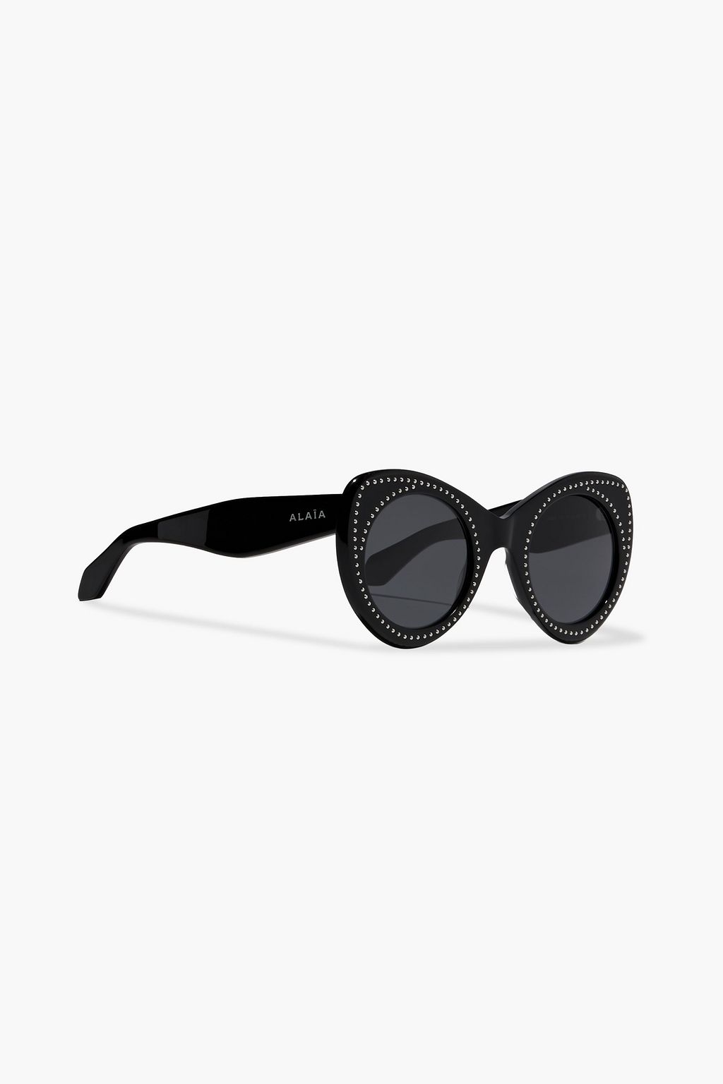 ALAÏA Cat-eye studded acetate sunglasses