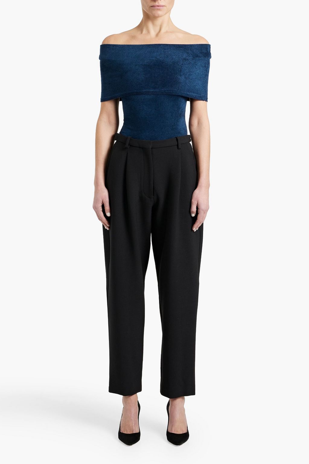 ALAÏA Off-the-shoulder chenille bodysuit