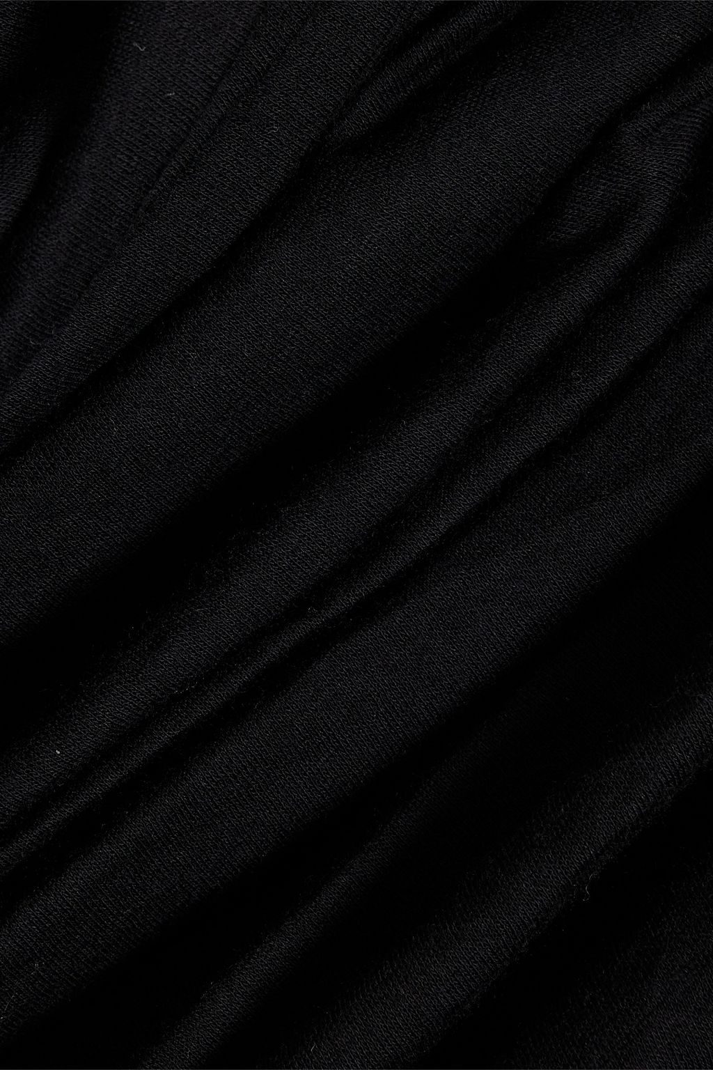 RICK OWENS Tatlin gathered cotton-jersey top