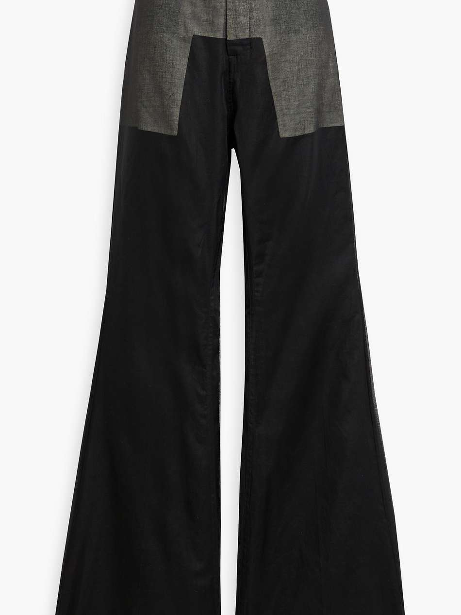 bolan cotton-gauze bootcut pants