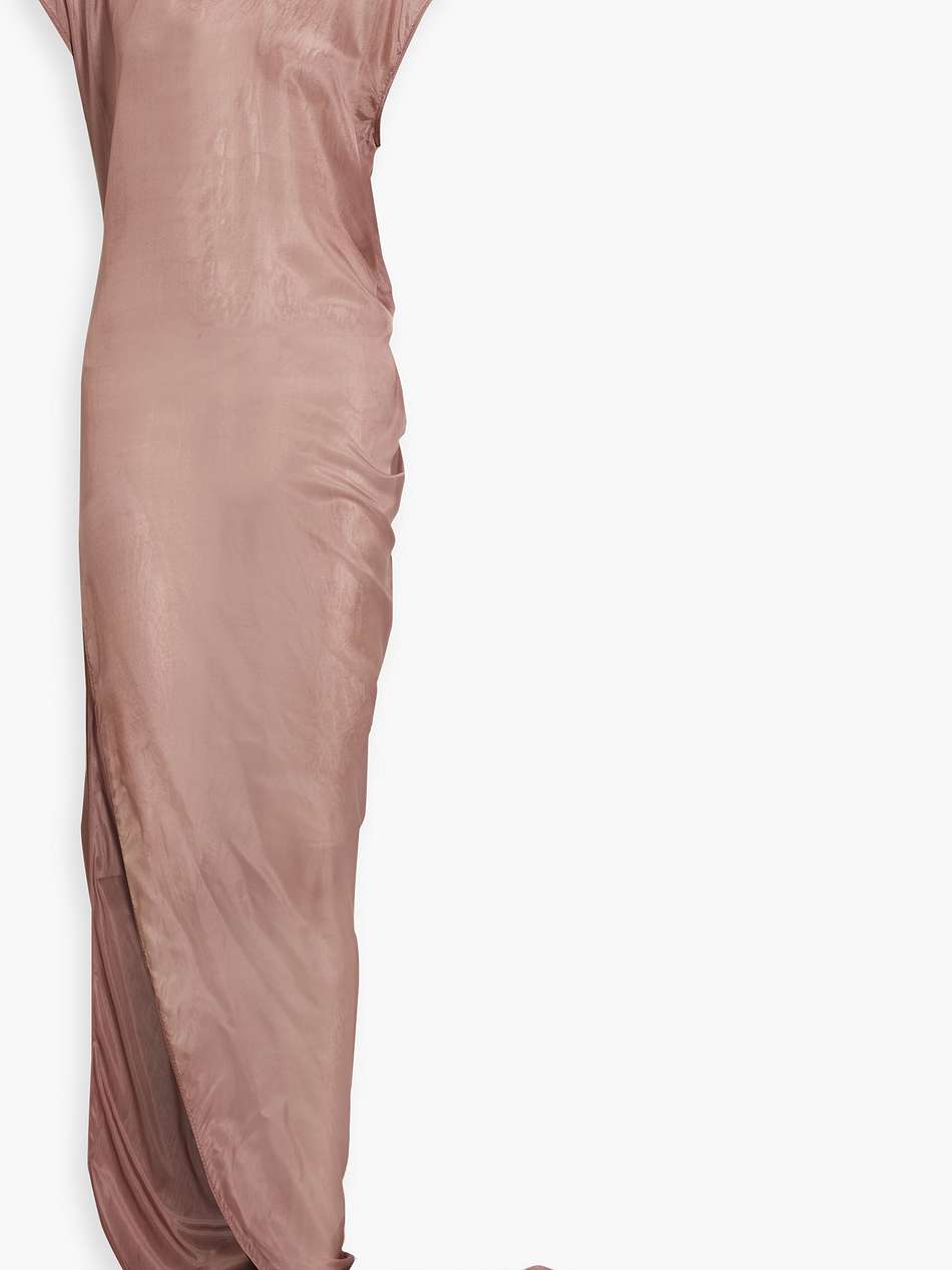 edfu asymmetric silk-chiffon maxi dress