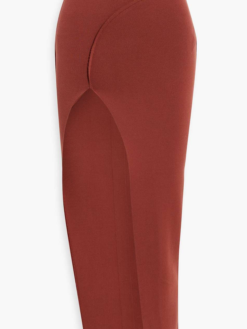 theresa asymmetric stretch-knit maxi skirt