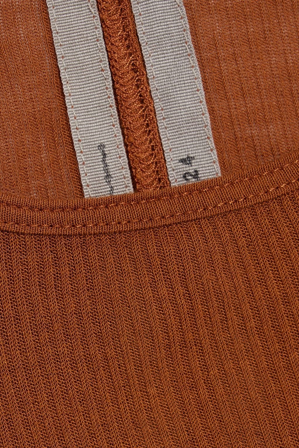 RICK OWENS Ribbed jersey tank
