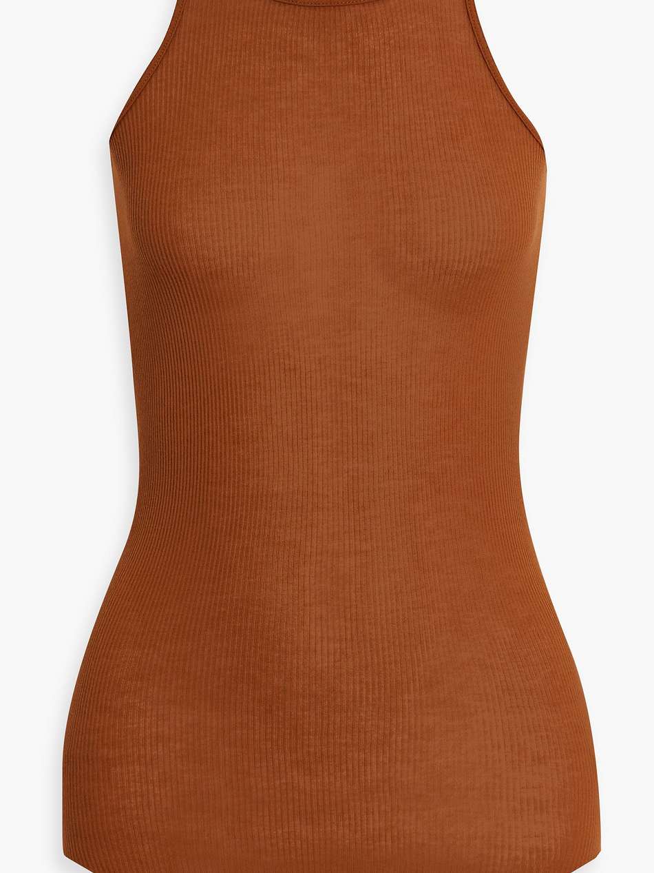 ribbed jersey tank