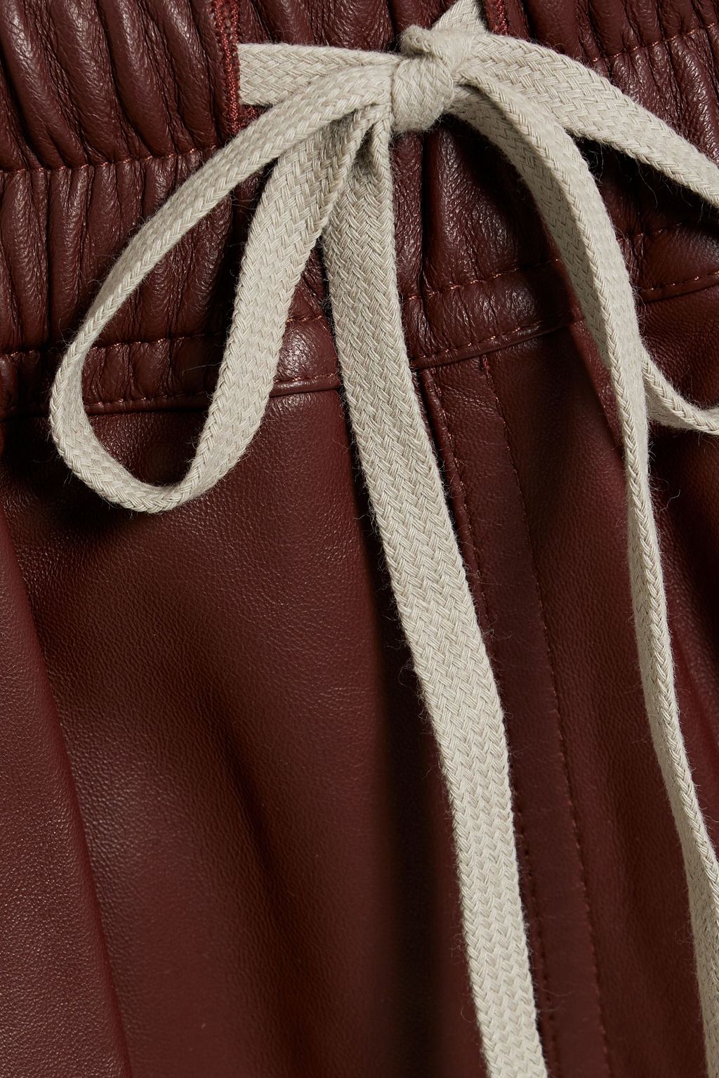 RICK OWENS Leather shorts
