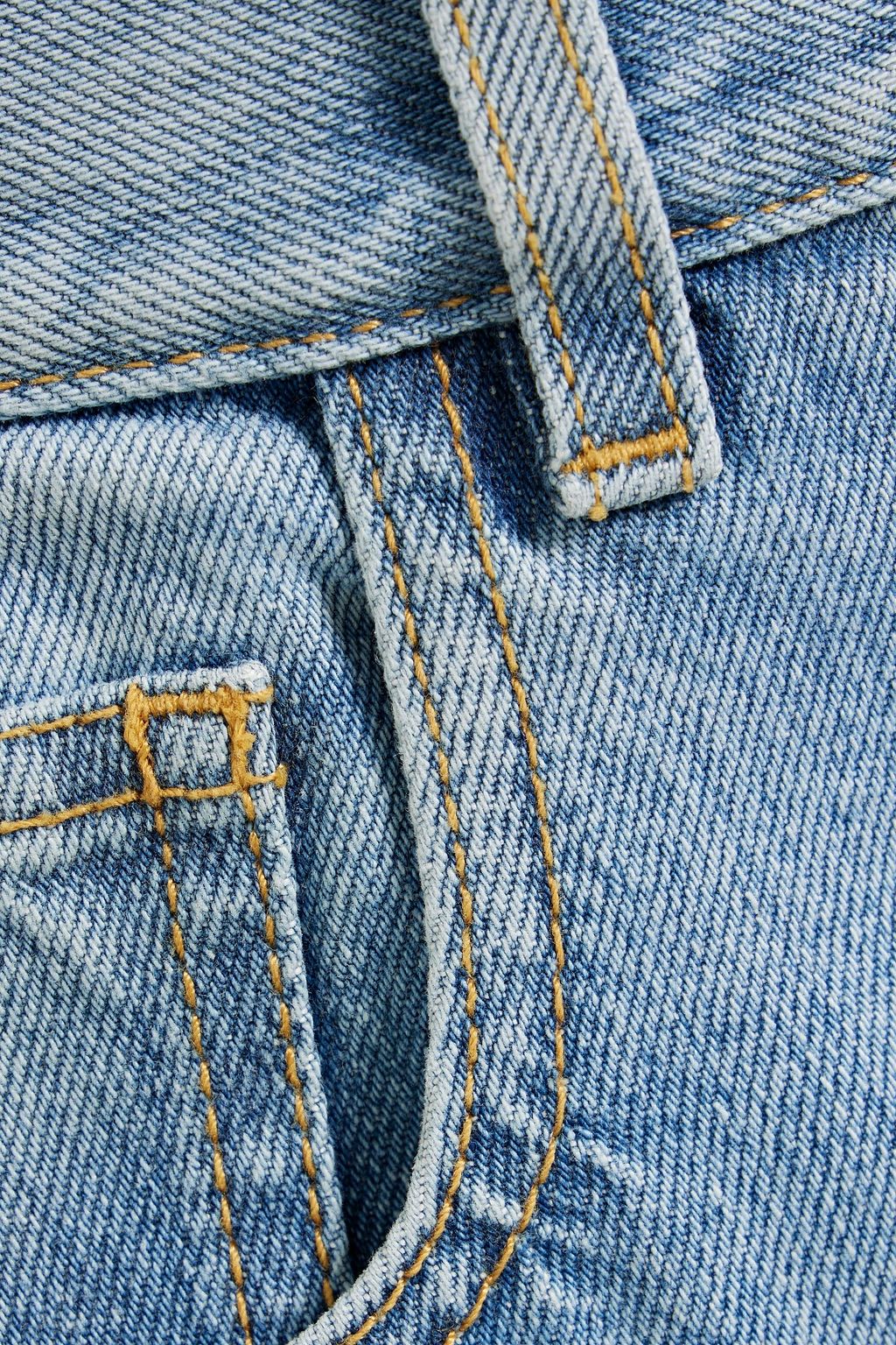 ALAÏA High-rise straight-leg jeans