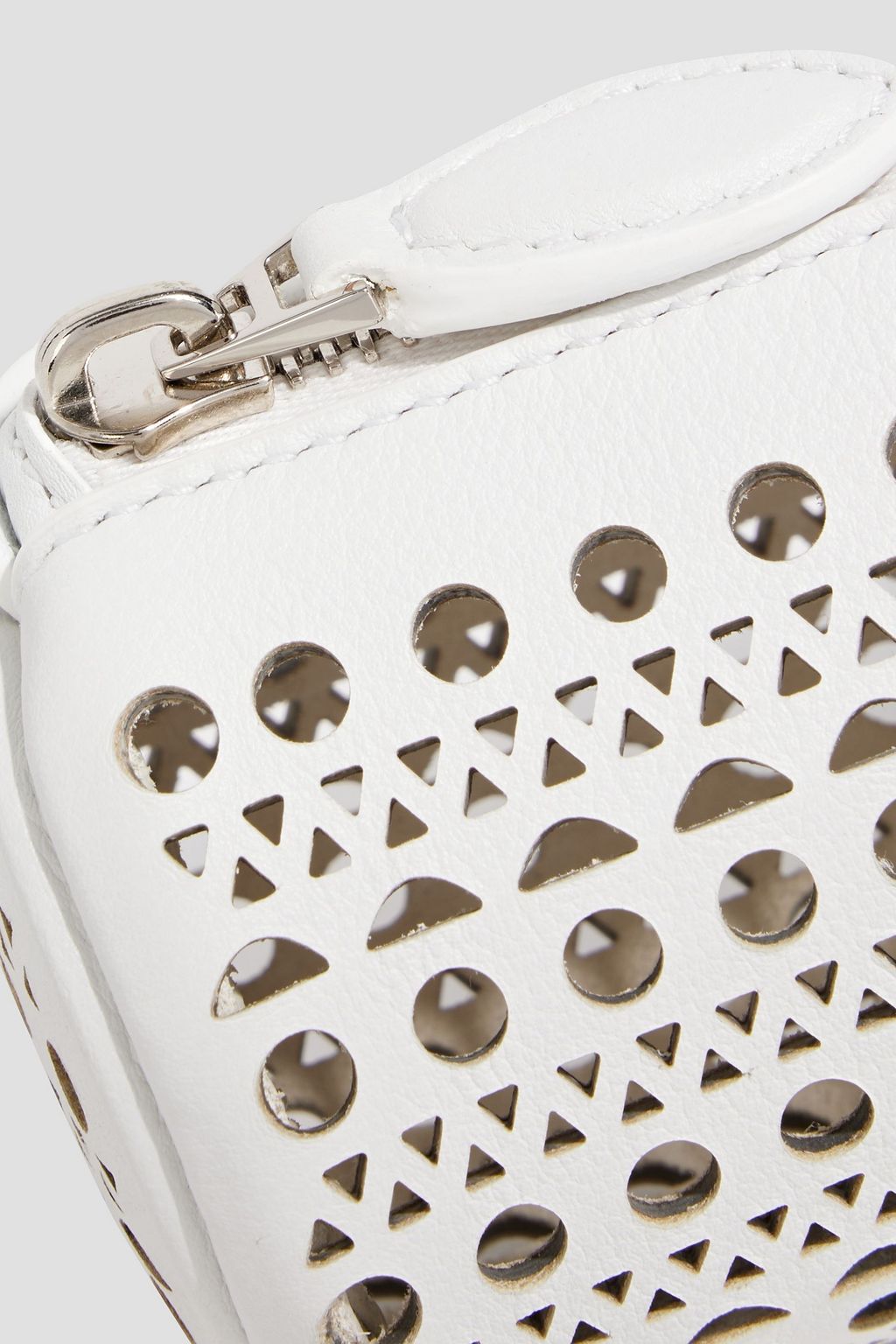 ALAÏA Tube laser-cut leather shoulder bag