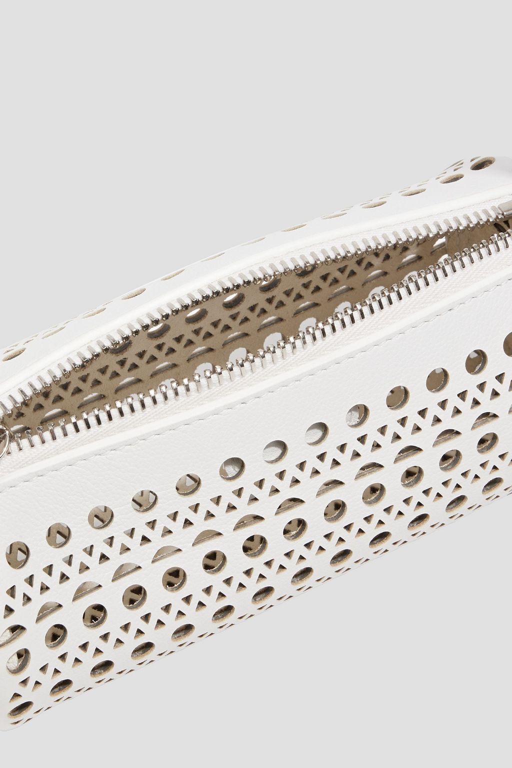 ALAÏA Tube laser-cut leather shoulder bag