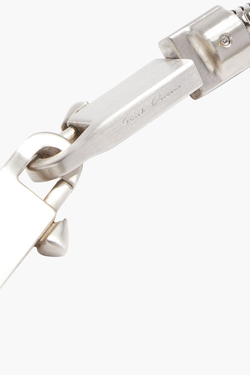 RICK OWENS Silver-tone bag strap