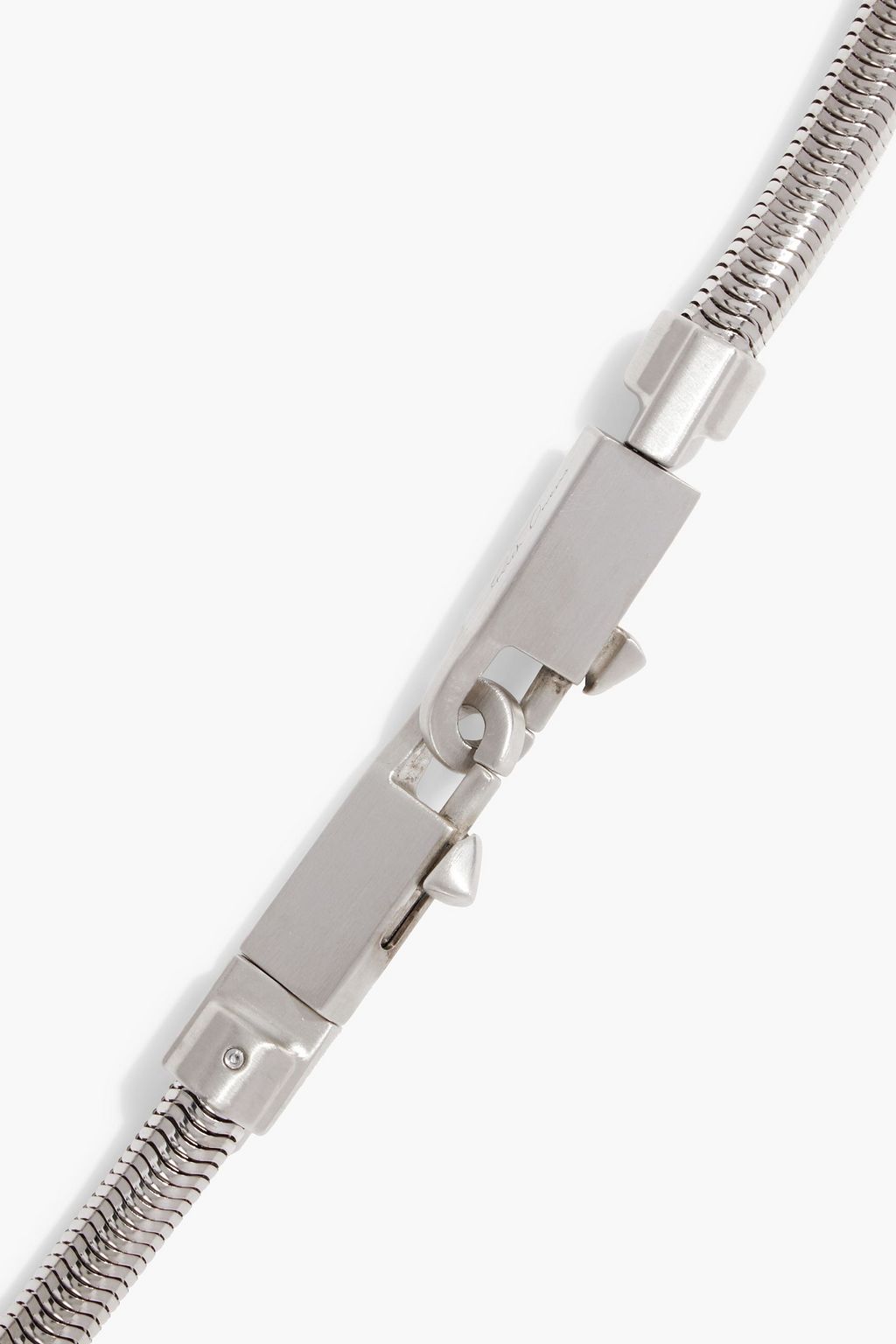 RICK OWENS Silver-tone bag strap