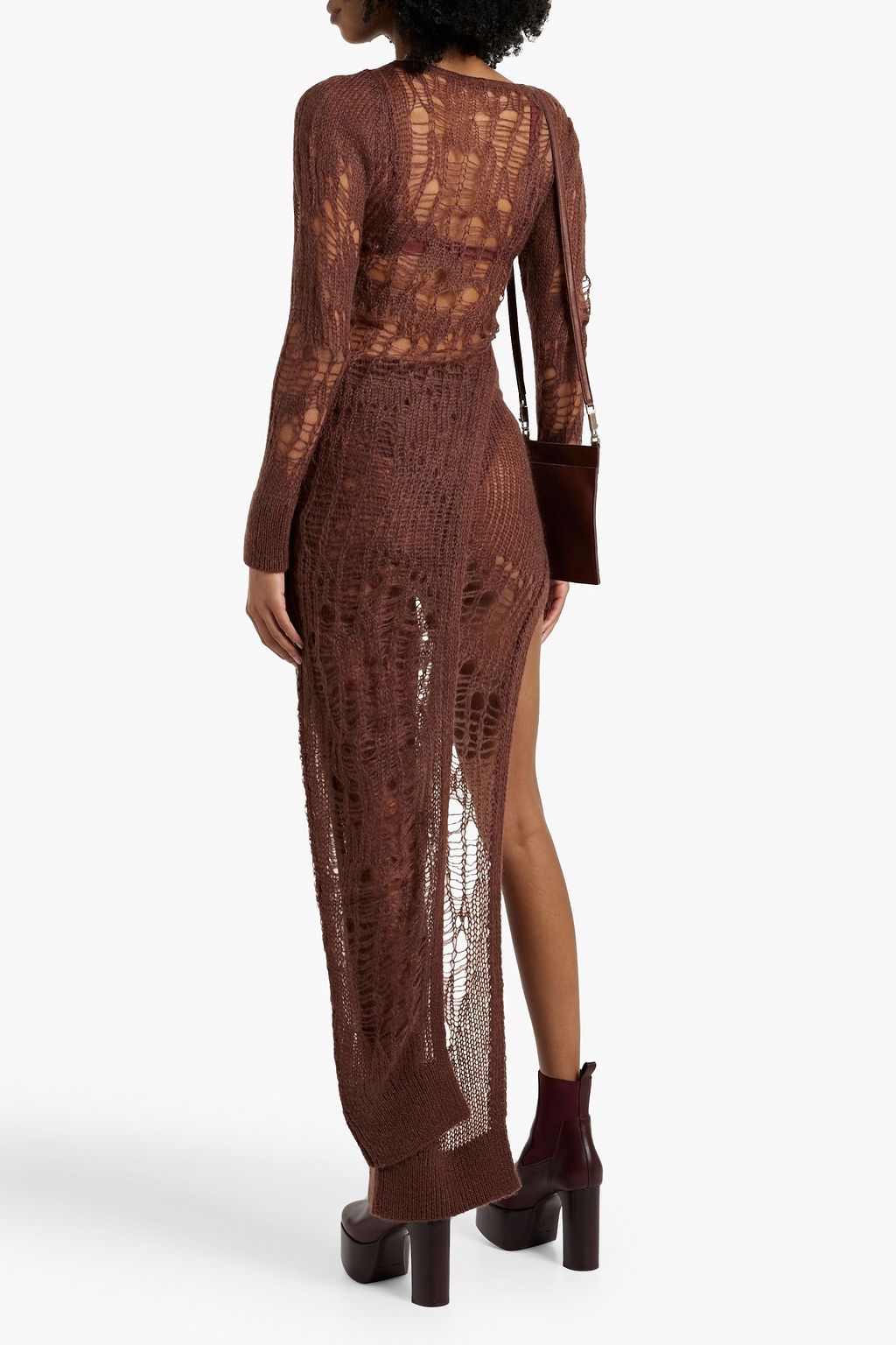 RICK OWENS Spider open-knit top