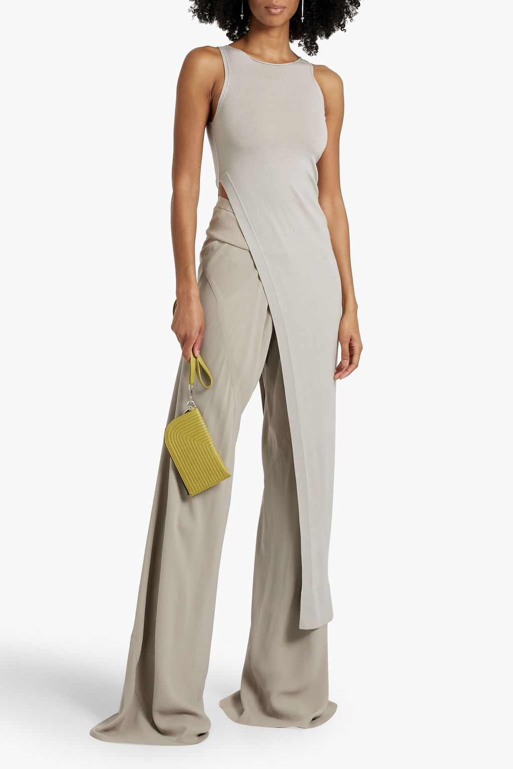 RICK OWENS Asymmetric wool top