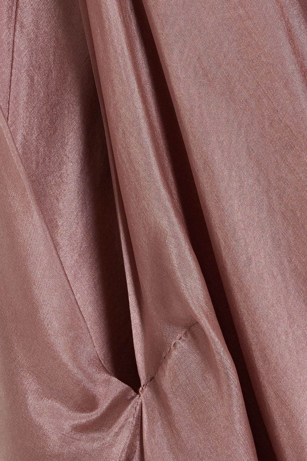RICK OWENS Bag pleated silk top