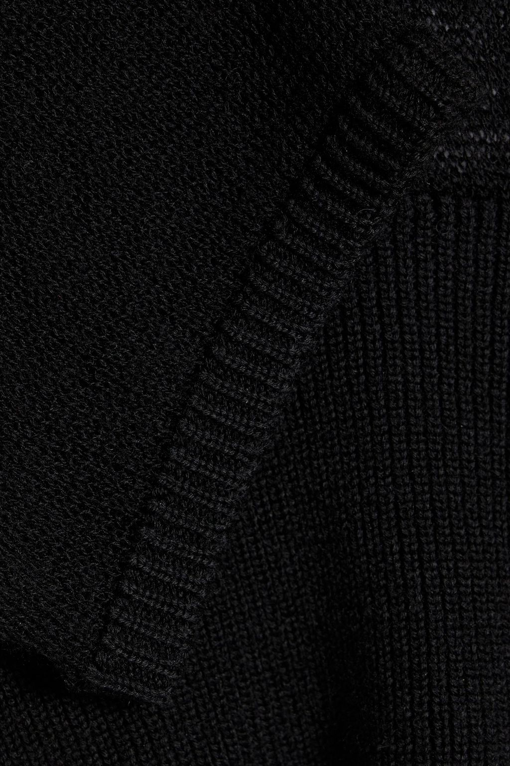 RICK OWENS Henna cropped wool top