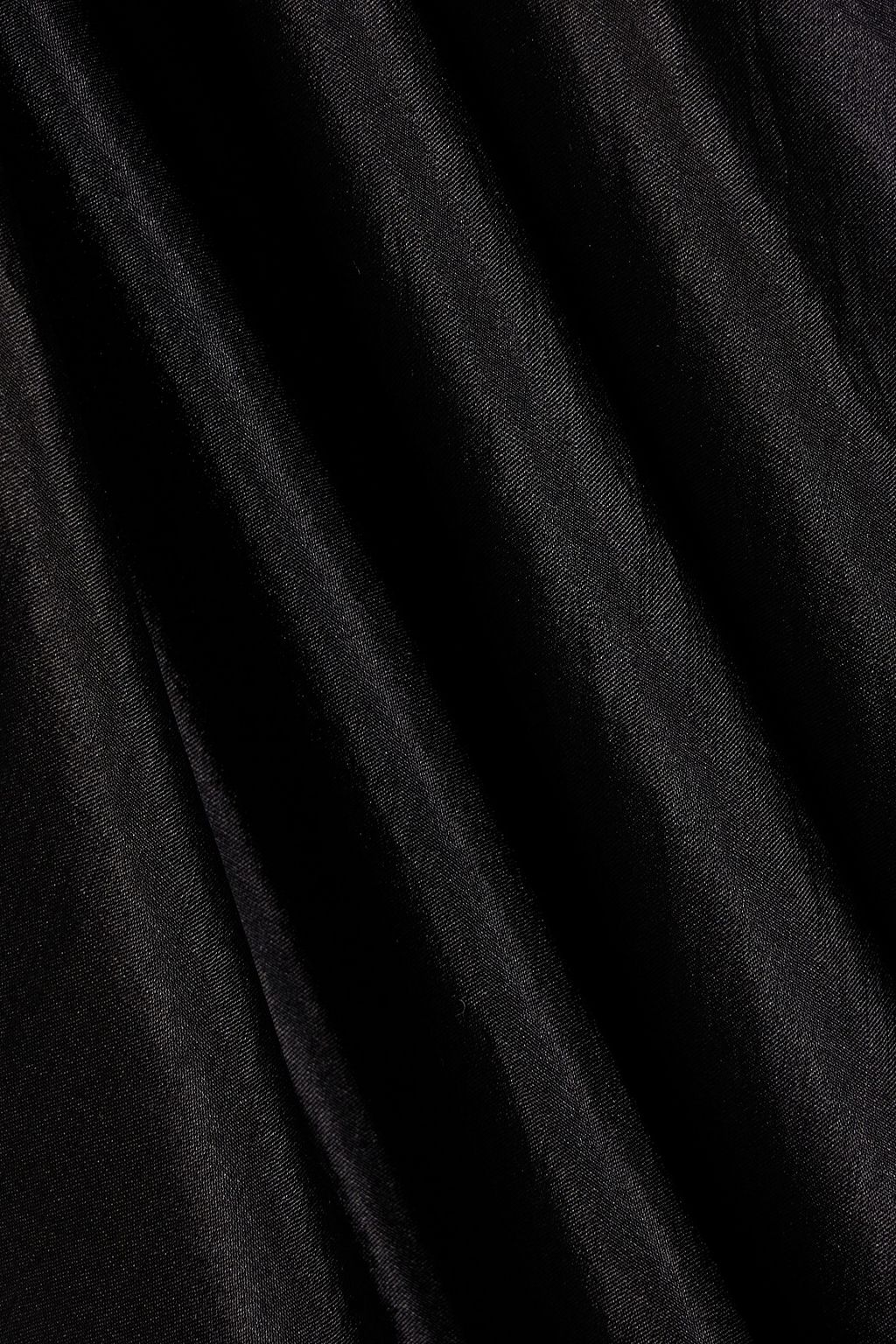 RICK OWENS Faun draped silk top