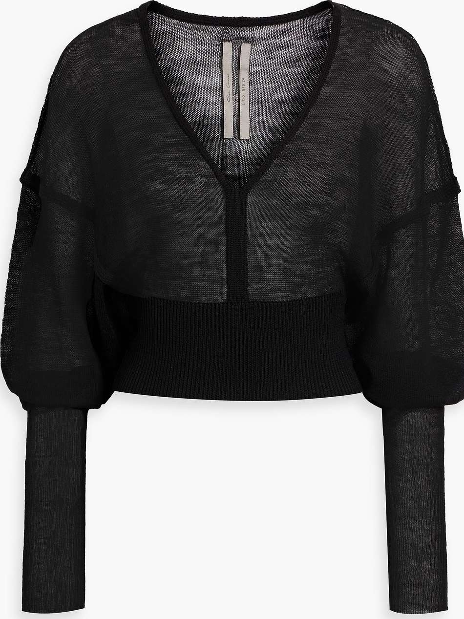 cropped wool top