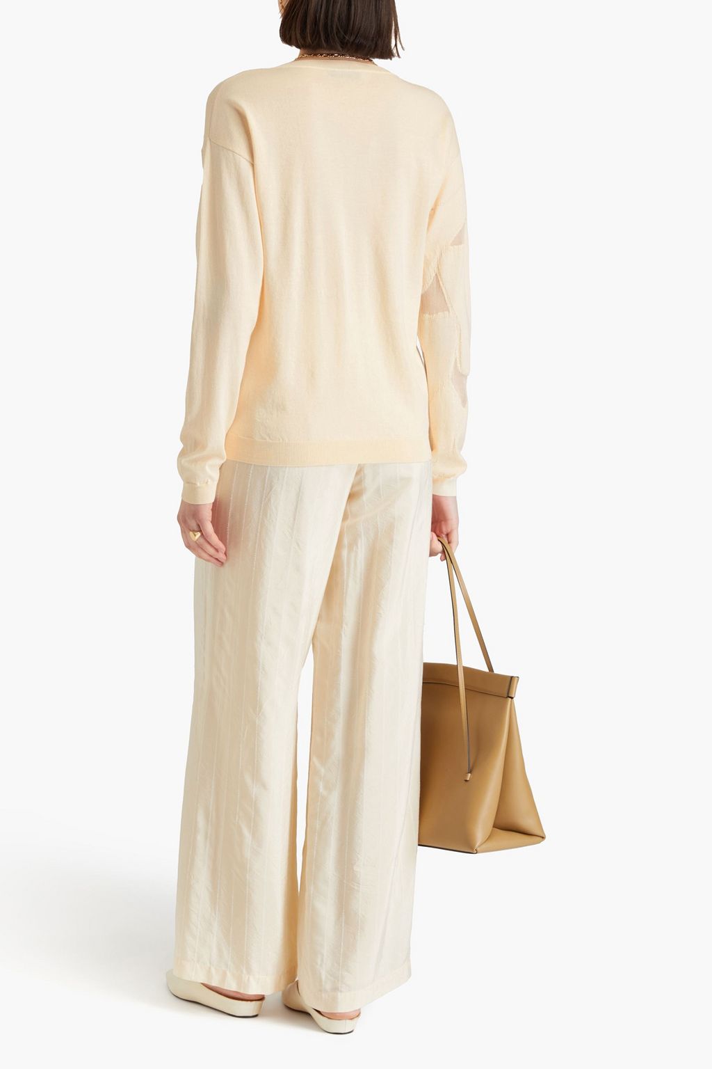GENTRYPORTOFINO Pullover aus einer Seiden-Baumwollmischung