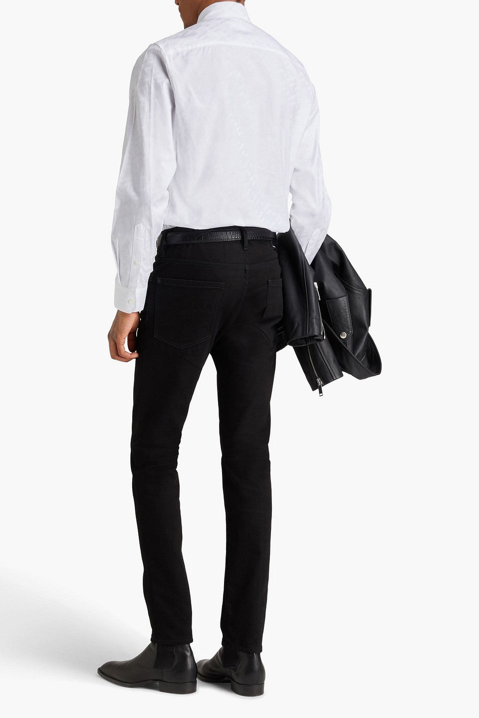 VERSACE COTTON-JACQUARD SHIRT