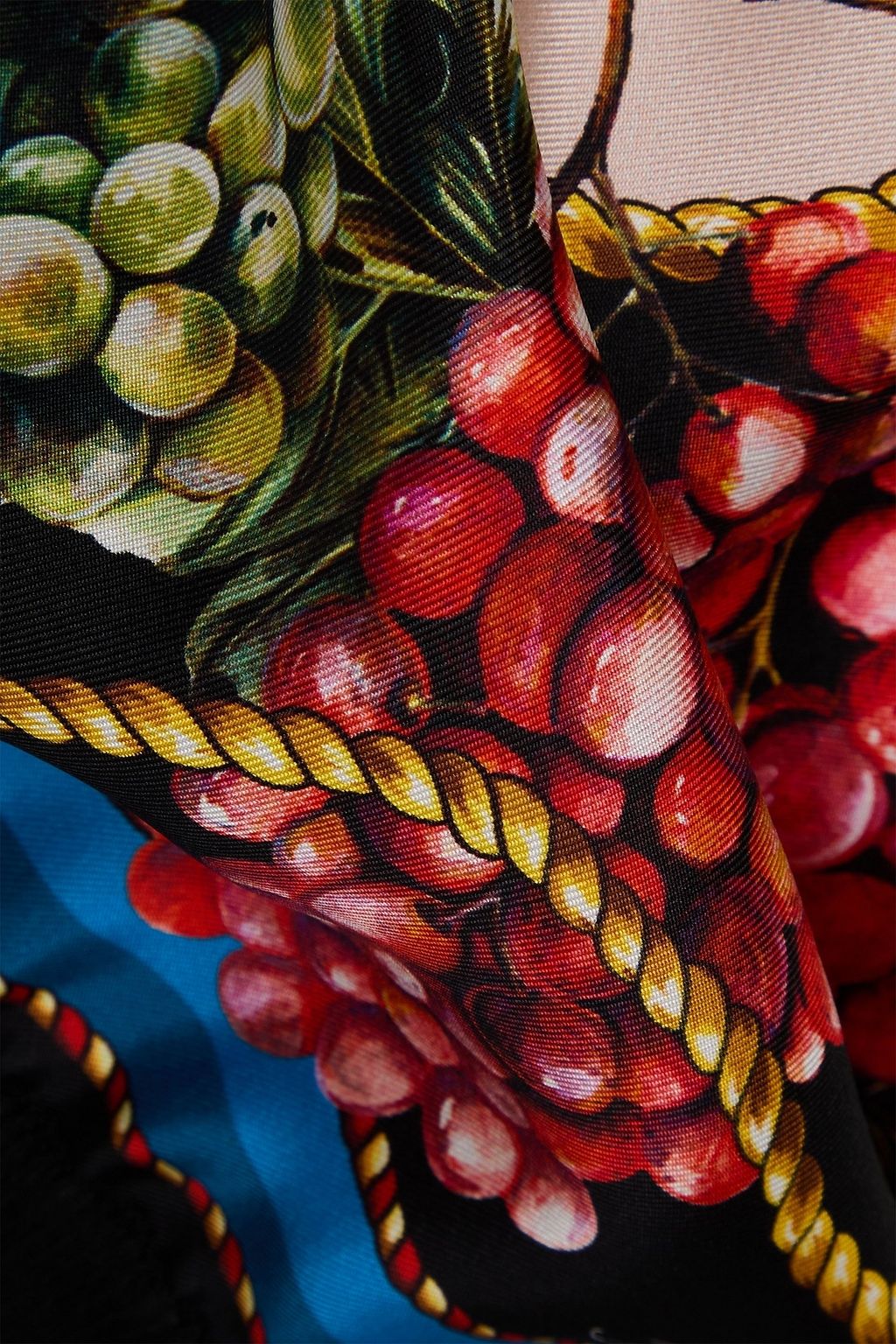 DOLCE&GABBANA Printed cashmere and silk-blend vest