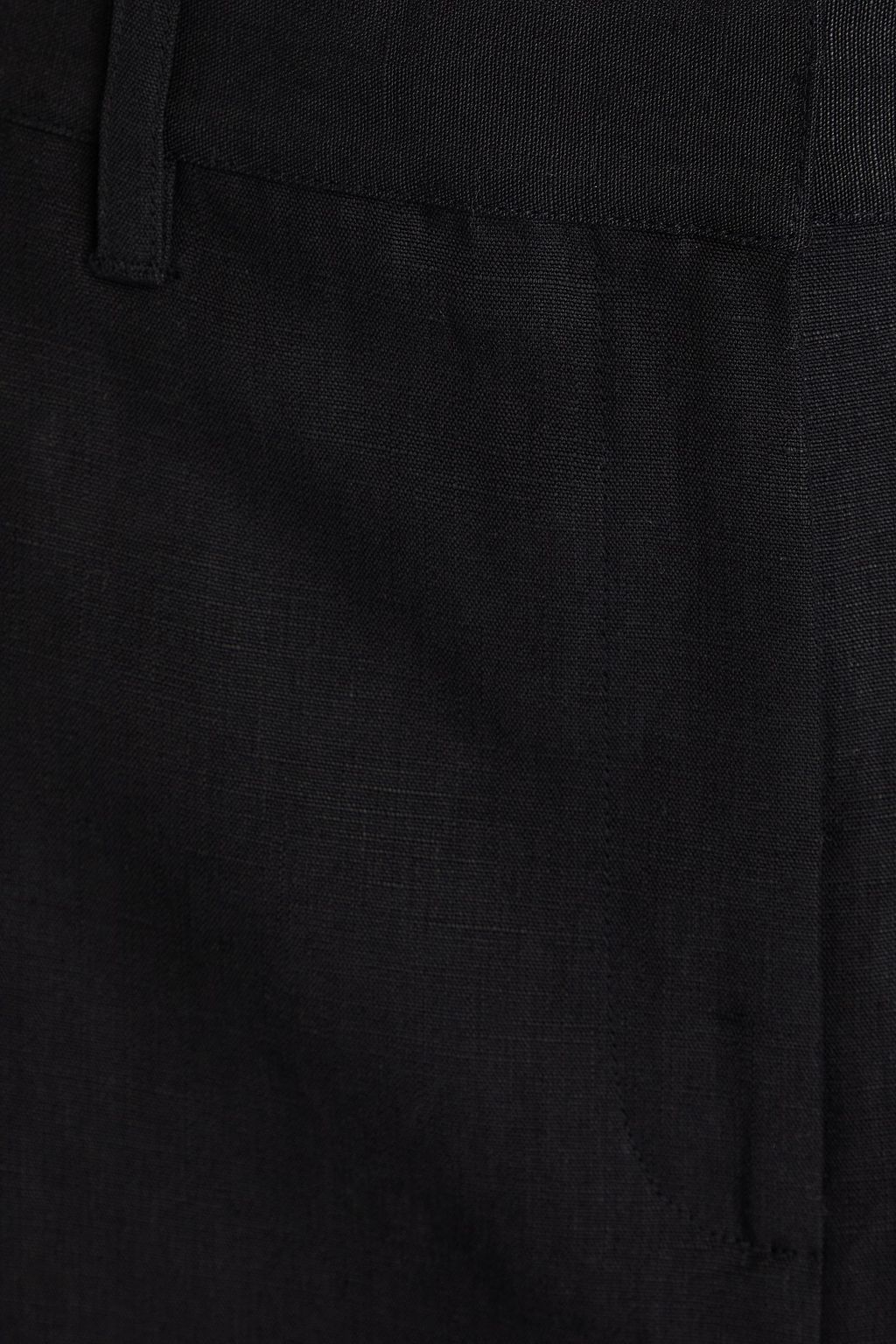 THEORY Linen midi skirt