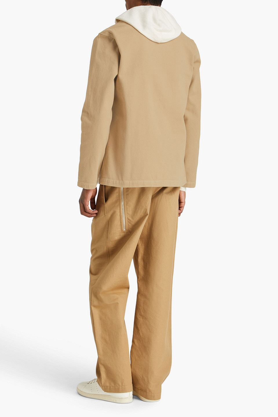 Sandro Jacke Aus Baumwolldrillich In Beige