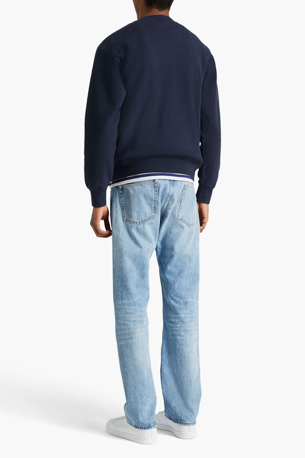 SANDRO Cotton-fleece sweatshirt