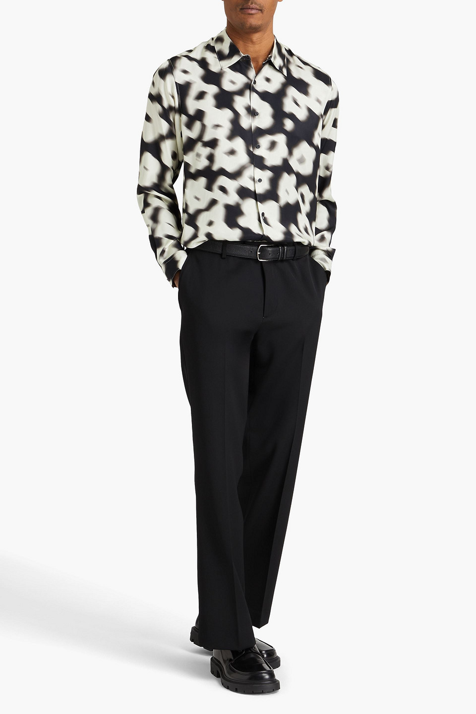  Sandro - Hose Aus Twill - Schwarz - Fr 38 