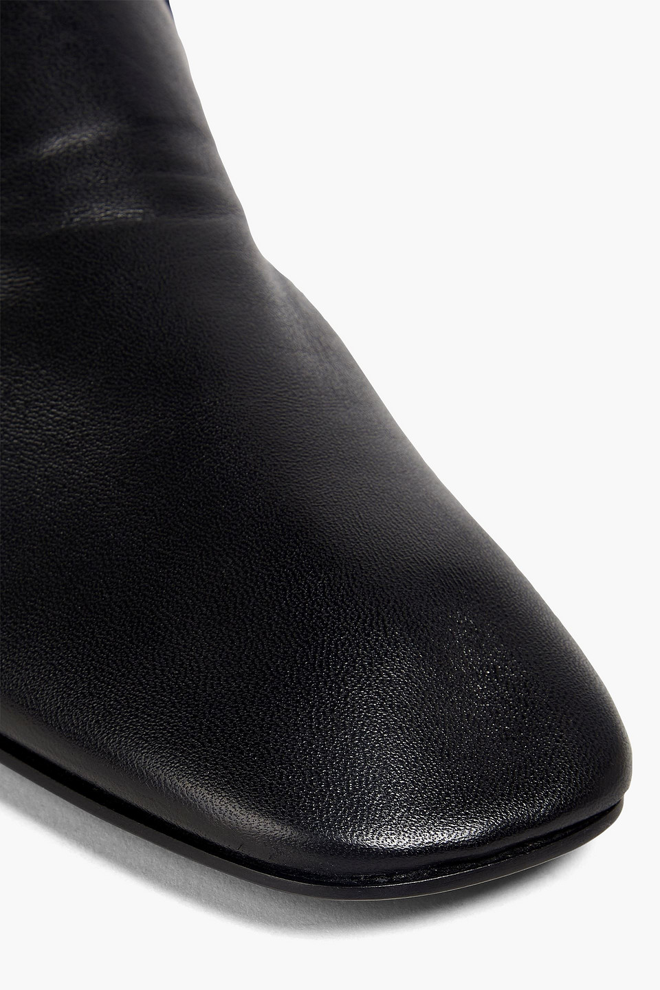 Sandro Loafers Aus Leder In Schwarz