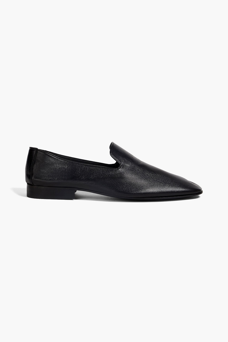 Sandro Loafers Aus Leder In Schwarz