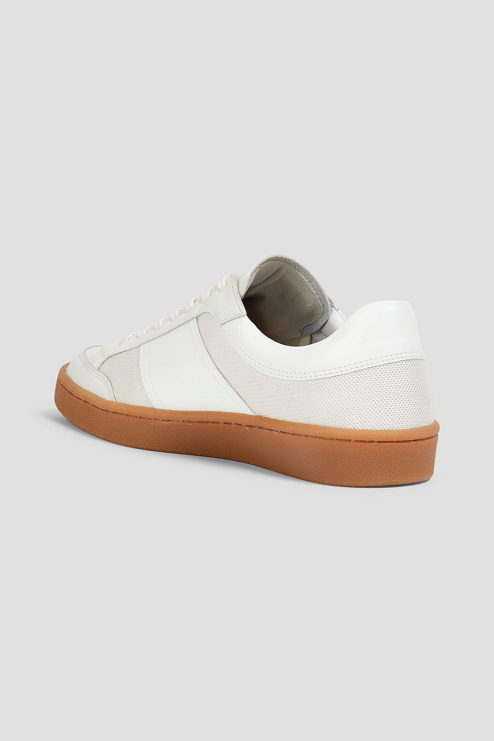 Sandro Sneakers Aus Mesh Und Leder In Naturfarben