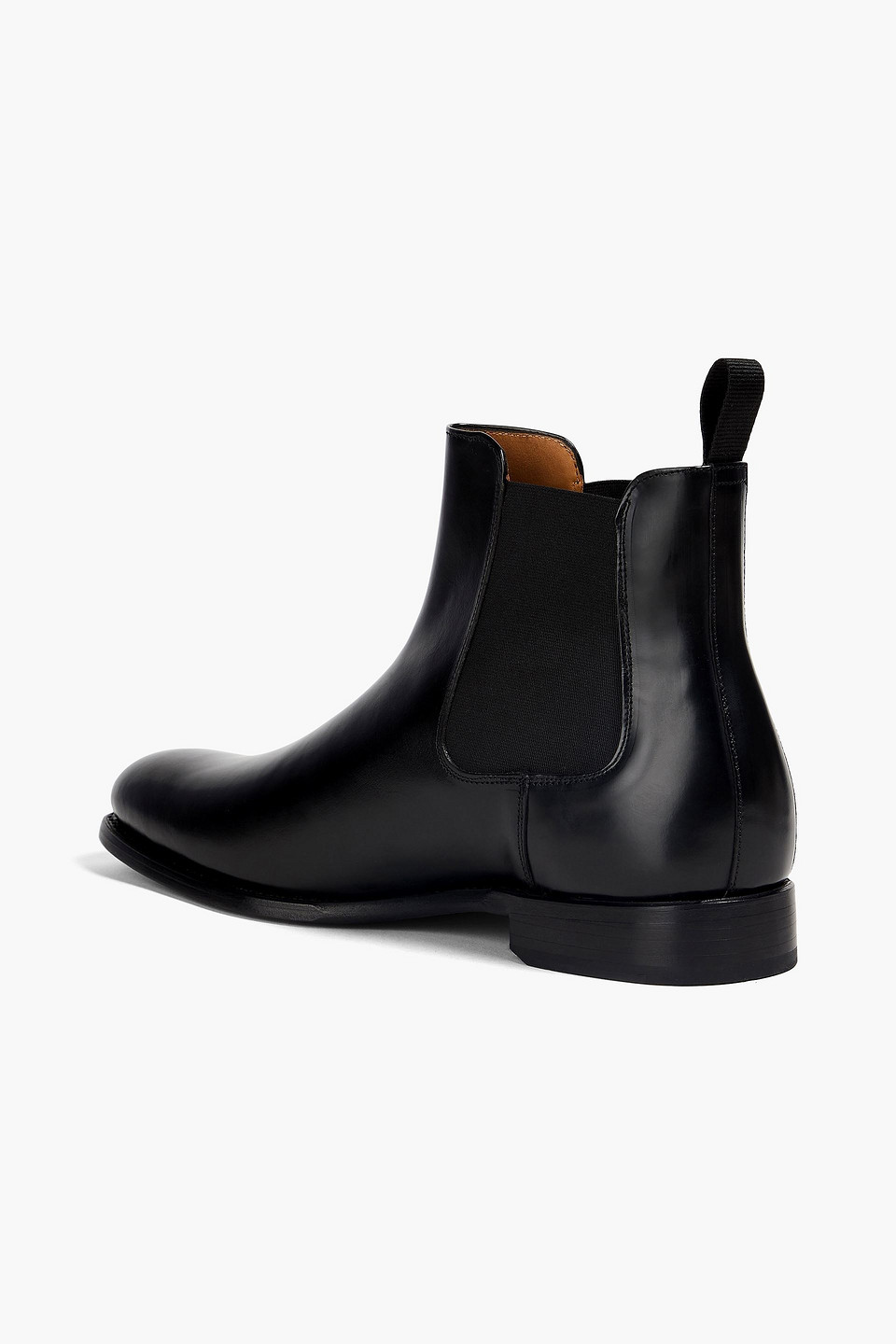 Sandro Chelsea Boots Aus Glanzleder In Schwarz