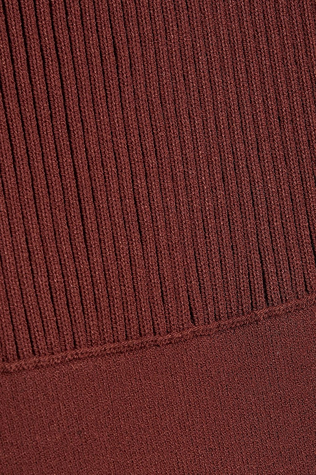 RICK OWENS Stretch-knit maxi dress