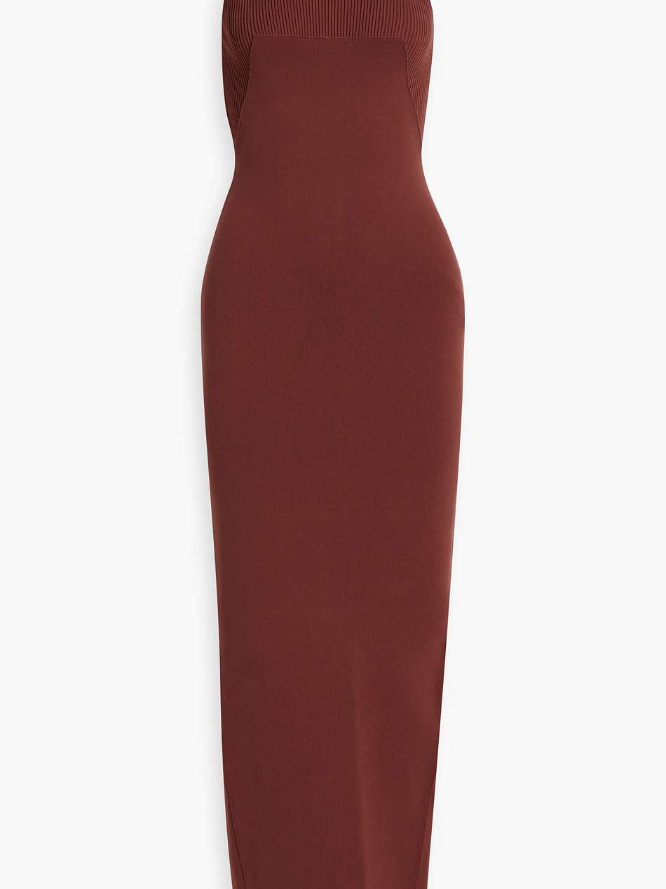 stretch-knit maxi dress