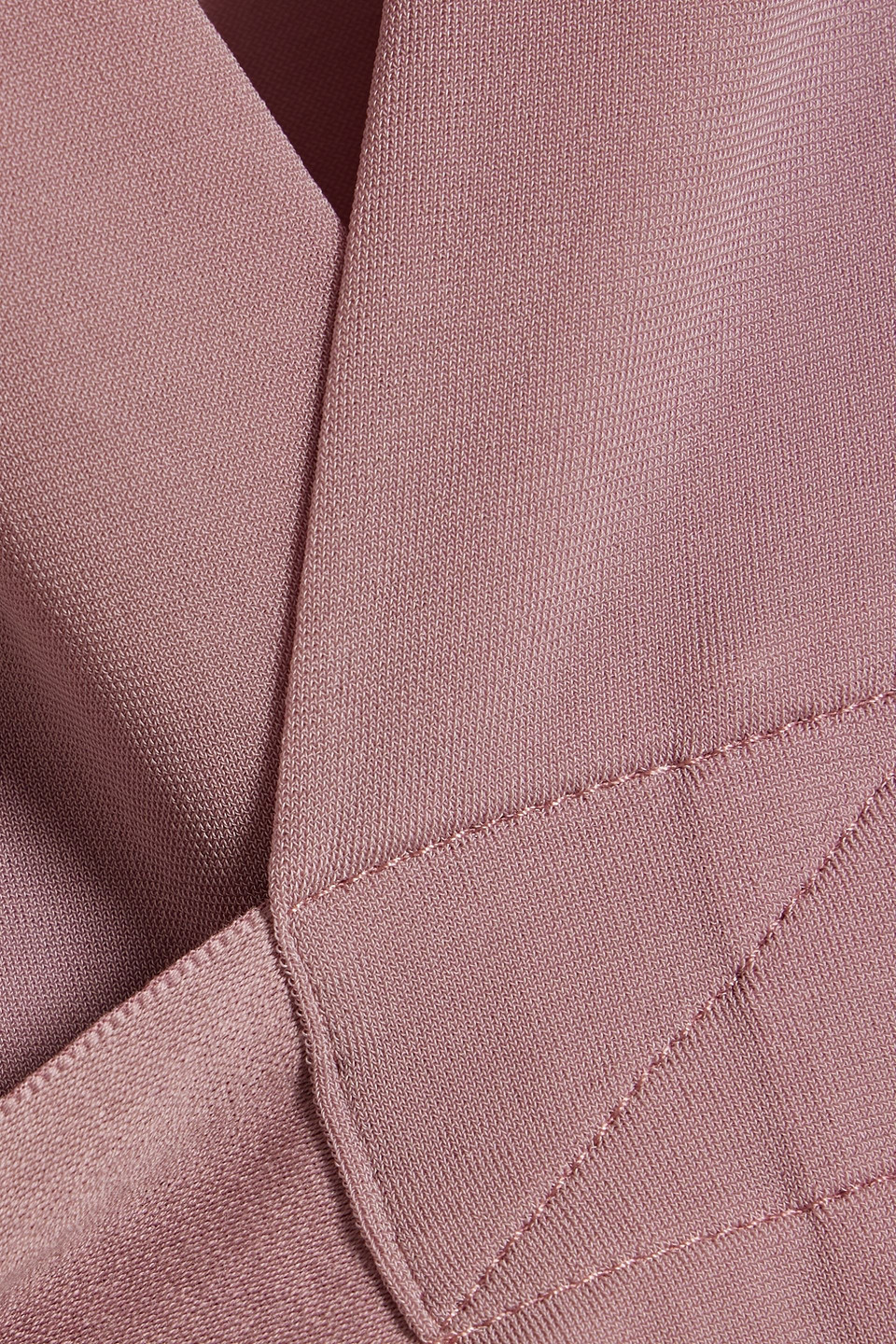 Rick Owens Hollywood Cupro-blend Wrap Jacket In Antique Rose