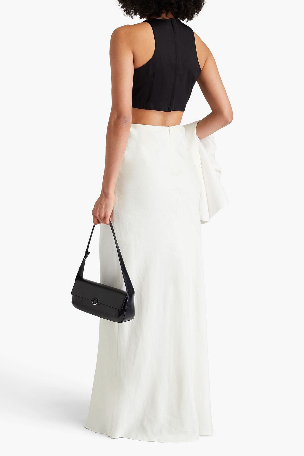 THEORY Linen-blend twill maxi skirt