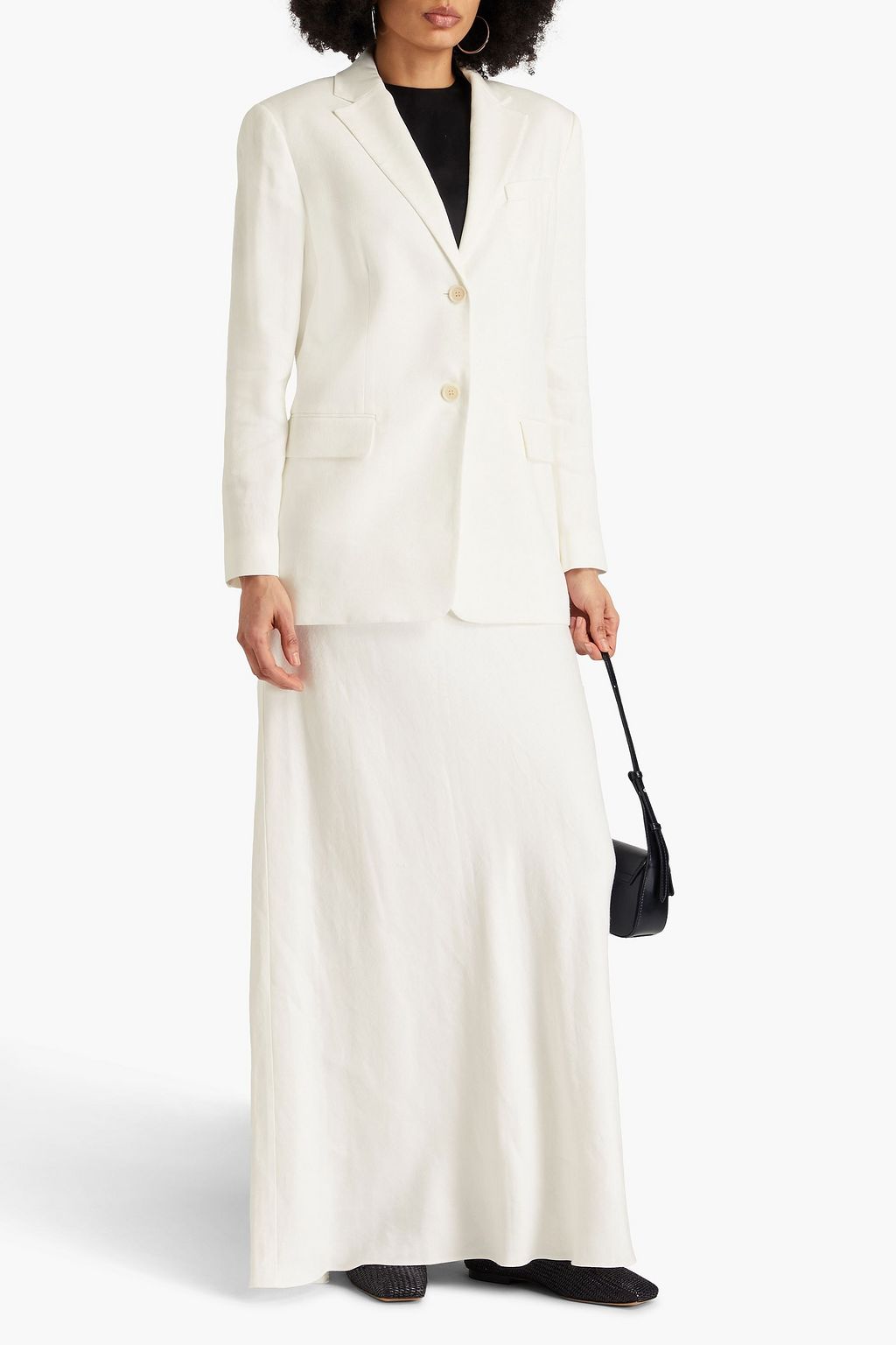 THEORY Blazer aus Twill aus einer Leinenmischung