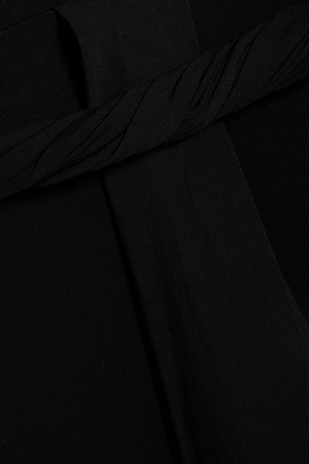 RICK OWENS Twisted cupro-blend jersey skirt
