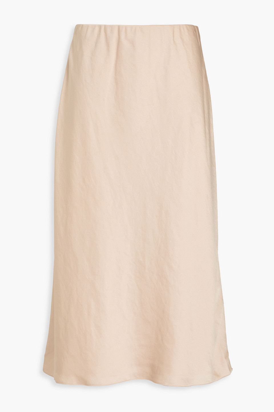 Theory - Satin midi skirt - Neutral - L