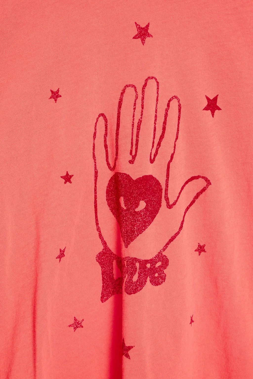 MOTHER Printed Supima cotton-jersey T-shirt