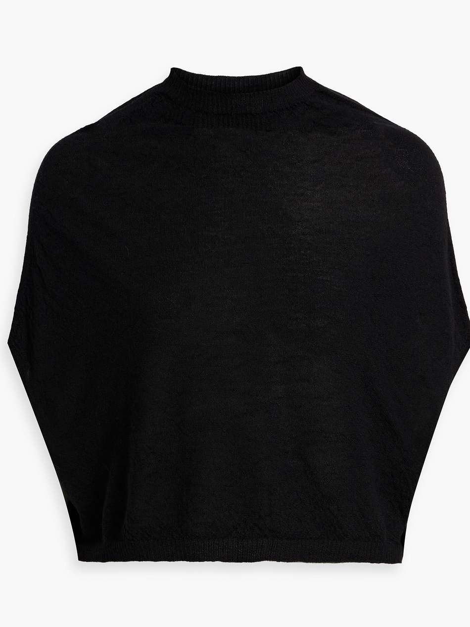 cropped cashmere top