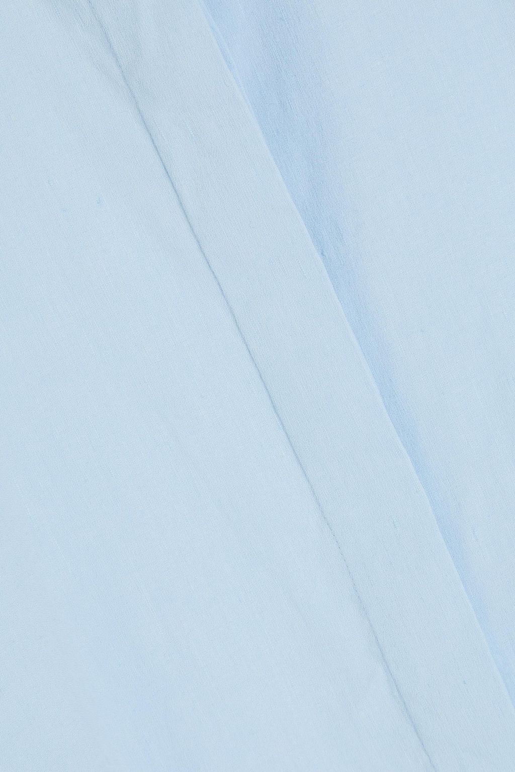 THEORY Hemdkleid aus einer Leinenmischung mit Falten in Minilänge